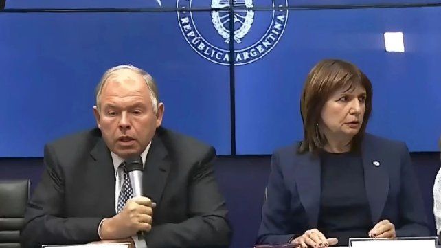 Gerardo Werthein y Patricia Bullrich brindaron una conferencia de prensa y exigieron la liberación de Nahuel Gallo.