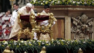 El Papa rezó por la paz en Cercano Oriente en la tradicional Misa de Gallo
