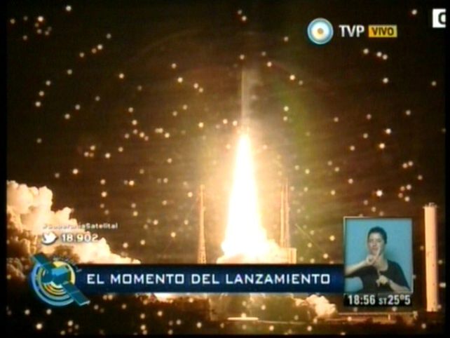 El primer satélite geoestacionario argentino está en el espacio y ya se desprendió de la cápsula