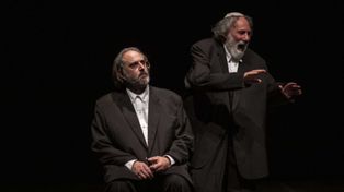 Martín Fumiato y Naum Krass en Dos viejos judíos, que se podrá ver este viernes 11 de abril en el Centro Cultural Parque de España