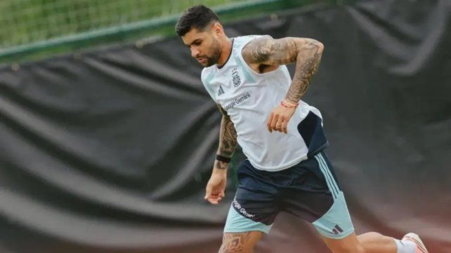 Buenas noticias para Scaloni: el Cuti Romero se entrenó a la par del grupo