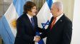 Javier Milei en Israel para los festejos de su independencia