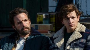 Ben Affleck y el joven actor Tye Sheridan.