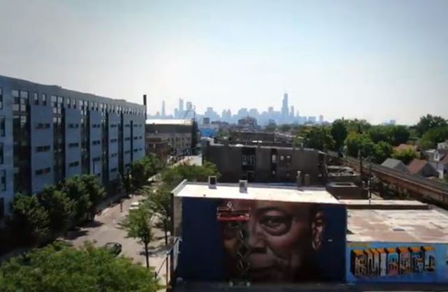 En Chicago. El nuevo mural de Niño de Cobre