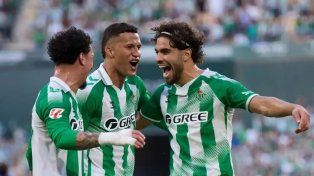 Betis le ganó a Getafe y es escolta en España