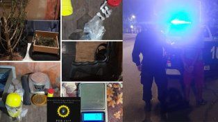 Se allanó una vivienda en calle Salvador Caputo y La Chamarrita, de Paraná, habitada por un hombre conocido en el ambiente delictivo. Secuestran un arma y drogas