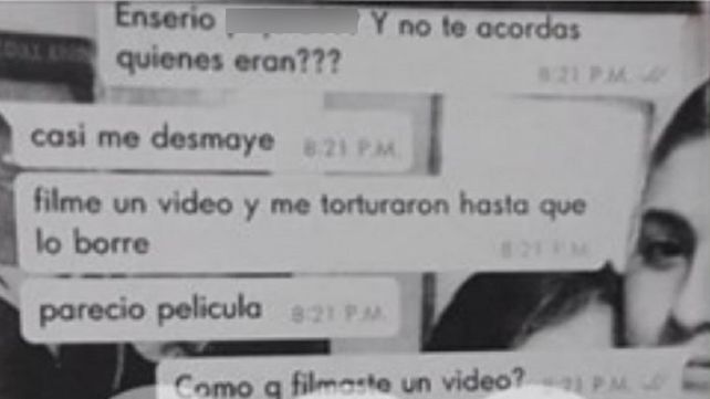 Salieron a la luz chats de WhatsApp donde Fernando habla de la violencia de Nahir