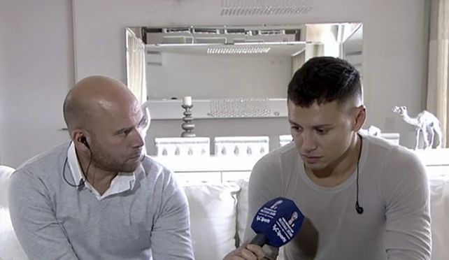 Mauro Zárate rompió el silencio y hasta lloró. (Foto: imagen de TV)