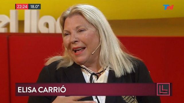Construyeron un desaparecido, dijo Carrió sobre la muerte de Santiago Maldonado