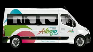 La trafic comunal está totalmente equipada para el traslado de pasajeros.