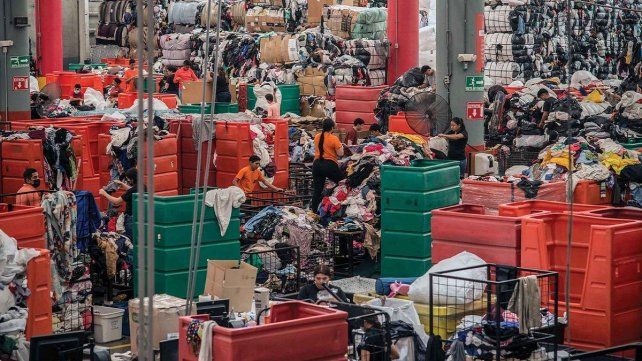 En Argentina se disparó la importación de ropa usada con relación al año pasado.&nbsp;