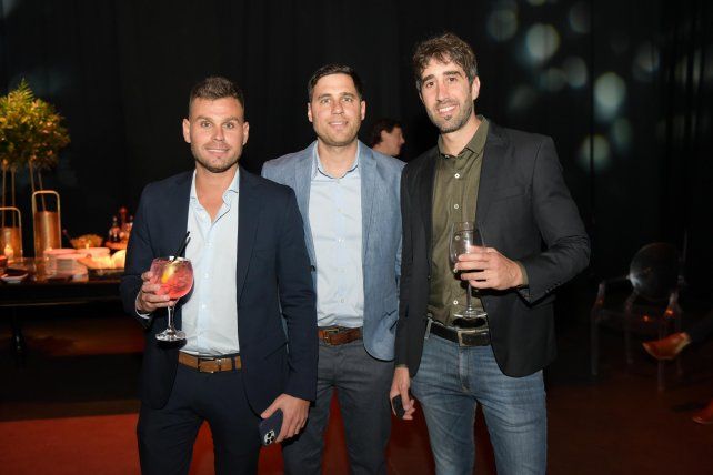 MATIAS LUCCA, FRANCISCO PELIZZARI Y LEANDRO MAGINI