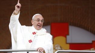 El Papa llamó a evitar los ídolos del dinero, el placer y el poder