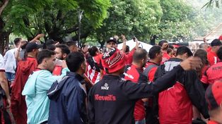 Los hinchas leprosos aguardan por el clásico rosarino