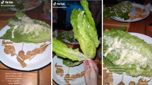 La ensalada césar que le sirvieron a una joven en Palermo y se volvió viral