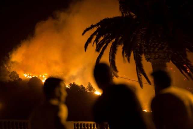 Sin control. El incendio arrasó con 4.000 hectáreas de la isla La Palma.
