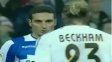 El día que Scaloni casi se fue a las manos con Beckham en un Madrid-La Coruña