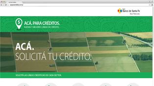 En sólo 45 días, el nuevo micriositio del Banco Santa Fe recibió más de 800 solicitudes de créditos online