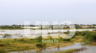 Alivio en la ciudad: lentamente, el río Salado comenzó a bajar