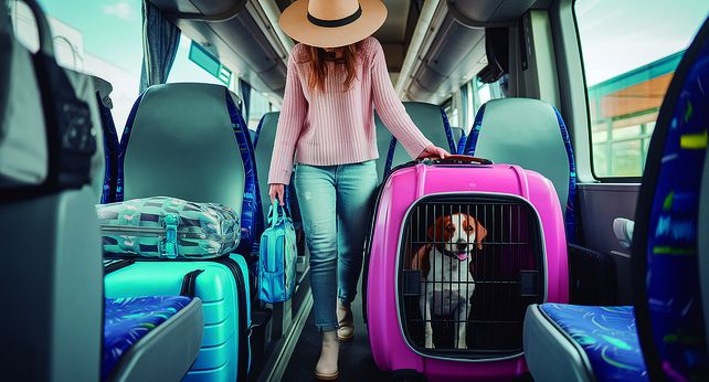 Requisitos para viajar con animales a bordo en vuelos.