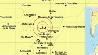 Un fuerte sismo de 5.7 grados sacudió Tucumán durante la madrugada