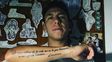 El jugador leproso lució orgulloso su nuevo tatuaje.