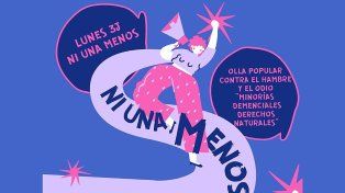 En Victoria se realiza hoy una manifestación en Plaza San Martín que incluye una olla popular, en el marco del Ni una Menos