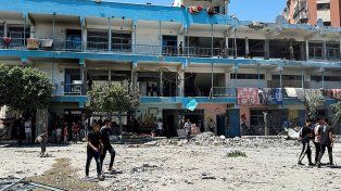 Israel bombardeó una escuela de las Naciones Unidas en Gaza