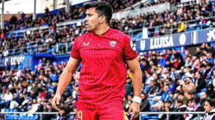 Getafe fue sancionado por el grito racista de algunos hinchas hacia Marcos Acuña.