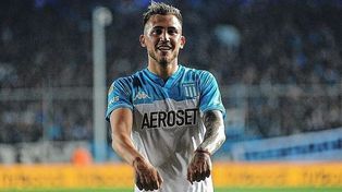 Piovi entrenó bien en Racing y jugaría ante Talleres