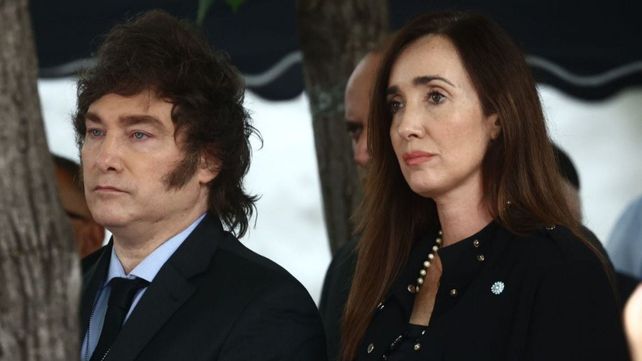 El presidente Javier Milei y la vicepresidenta Victoria Villarruel