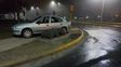 un accidente en un semaforo dejo a una persona hospitalizada