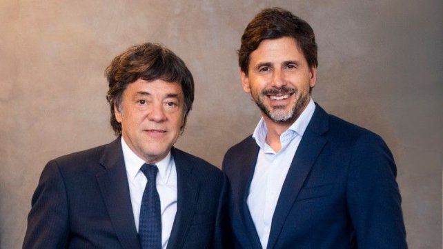 El empresario Gustavo Scaglione y el CEO de Telefe El empresario Gustavo Scaglione y el CEO de Telefe