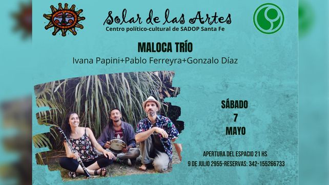 Maloca Trío en el Solar de las Artes