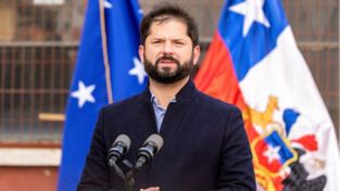 Gabriel Boric, presidente chileno, uno de los impulsores del proyecto.