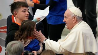 El Papa dedicó la misa a los niños que sufren guerras, pobreza y la injusticia