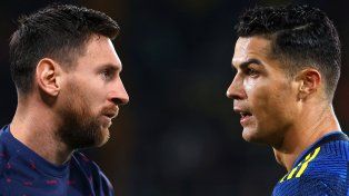 Titanes. Messi, reciente campeón mundial, enfrentará a un combinado con Cristiano Ronaldo a la cabeza.
