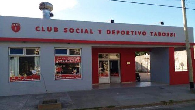 El club social y deportivo de Tabossi decretó tres días de duelo por la muerte de Ayrton Bertozzi