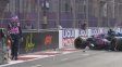 Colapinto sufrió un fuerte choque en la Q1 del GP de Azerbaiyán de la Fórmula 1