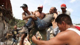 Suben a 1.430 los muertos por los terremotos en Venezuela