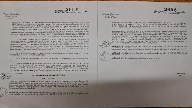 decreto enfermería