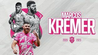 La imagen con la cual el Stade Français despidió a Kremer en las redes sociales.