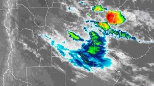 El SMN emitió, para este domingo, otro alerta por tormentas fuertes con lluvias intensas y ráfagas para nueve departamentos de Entre Ríos