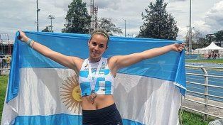 La garrochista santafesina Josefina Brunet logró medalla de bronce en Bogotá.