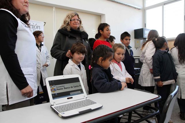 La Fundación Banco Santa Fe y el Ministerio de Educación analizaron acciones conjuntas para este año