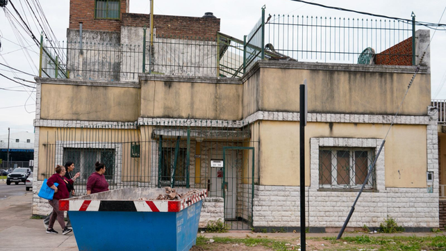 Los nuevos dueños de la vivienda realizaban tareas de limpieza cuando se produjo el derrumbe