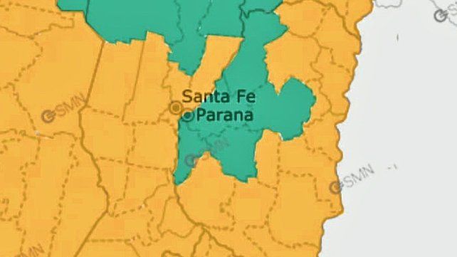 SMN: alerta amarilla por bajas temperaturas en 12 departamentos de la provincia.