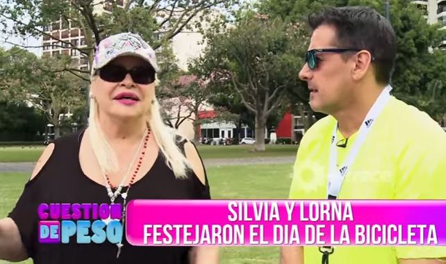 El gracioso blooper de Silvia Süller cuando agarró la bici en Cuestión de peso