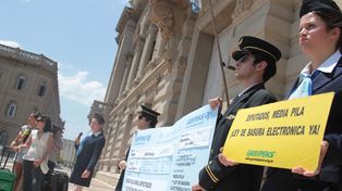 Greenpeace exige a Diputados locales el tratamiento de la Ley de Basura Electrónica
