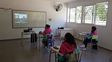 En el aula. El distanciamiento y el uso de tapabocas son clave en los protocolos para evitar contagios de coronavirus.